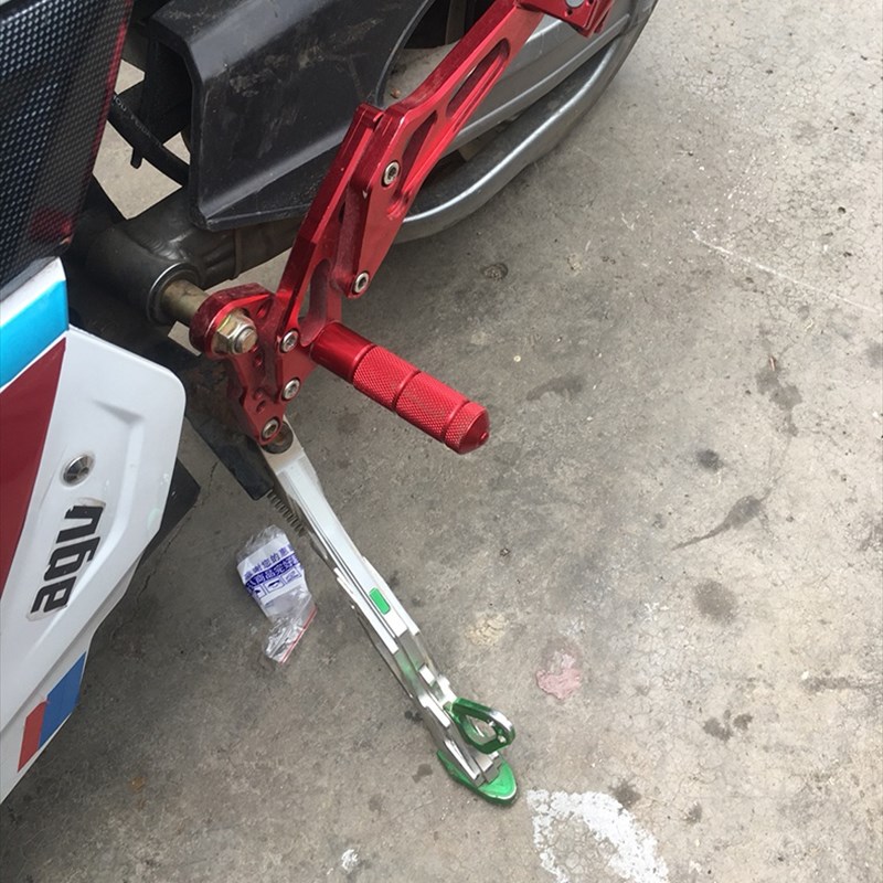 极速车 支架摩托脚踏改装配件电摩MkSX脚蹬脚踏mQ5猴子m3前后。小