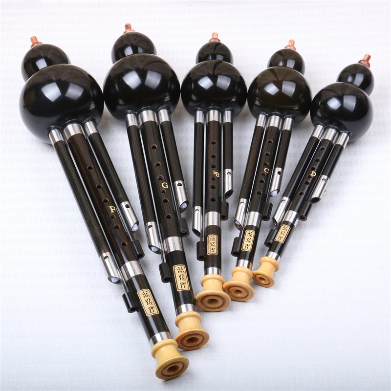 极速葫芦a丝 黑檀木演奏型 D C  降B G F调云南民族乐器专卖