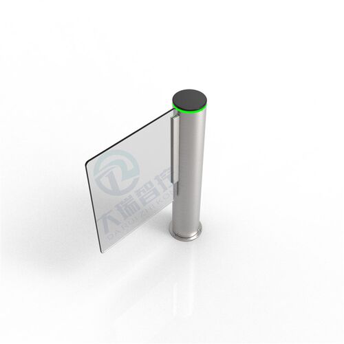 极速圆柱速通门精致小摆闸银行单摆闸机智能N自动门VIP闸机通道门