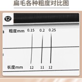0.25单根双尖扁毛V风吹动嫁接睫毛 0.20 极速睫毛满5送1 0.15