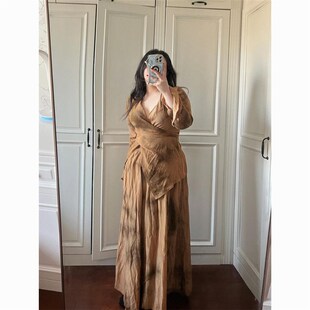 新中式 新款 复古气质时尚 女秋季 v领气质清冷感两 套装 速发胖mm大码