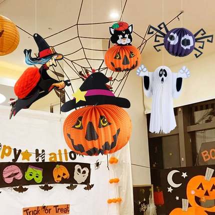 极速Halloween decorations partAy theme props indoor pull flo
