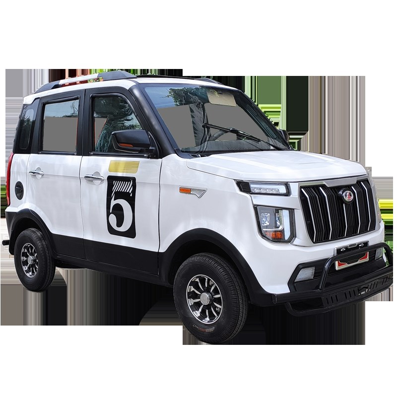 极速新能源电动四轮车老人代步车家用小型全封闭T油电两用汽车电