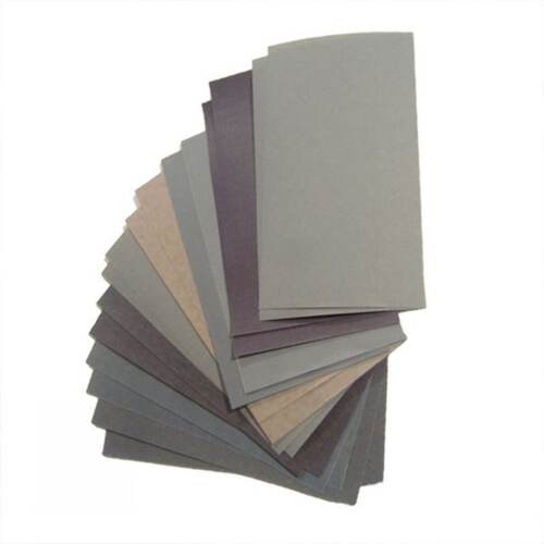 极速15Pcs Sand Paper Sheets 150-7000 Grit SandingT Paper Wet