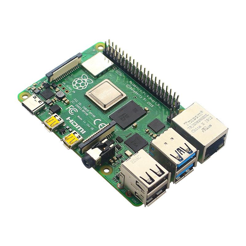 极速厂家树莓派4代B型 RaspberryPi4 4B 8GB 开发板程式Z设计AI入