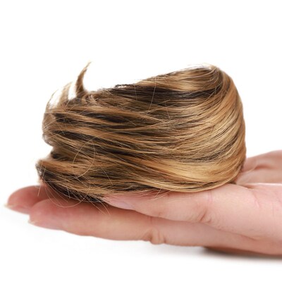 极速Synthetic Claw Clip Chyignon Hair Extention Hair Bun