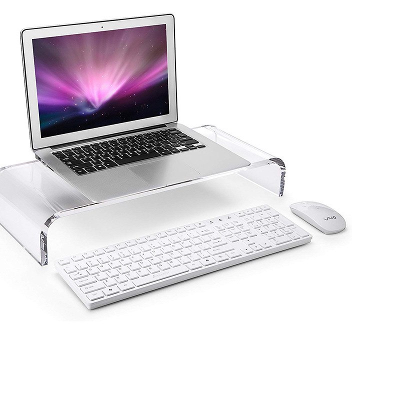 电脑显示器支架透明亚克力护颈增高架笔记本电脑托架工厂