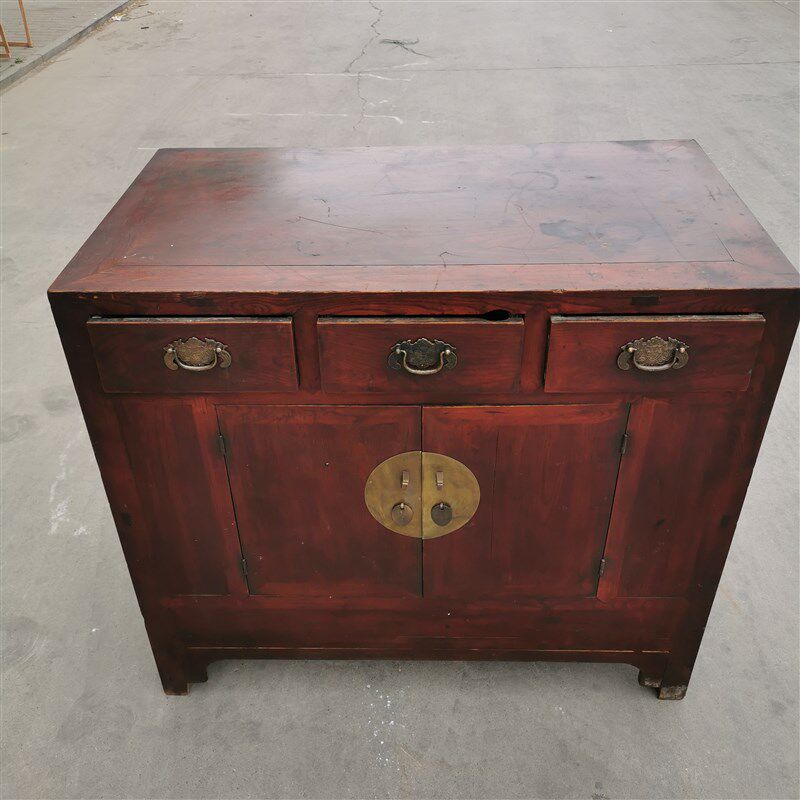 民俗老物件怀旧收藏老佛柜复古装饰E农村旧货杂项摆件老桌影视道