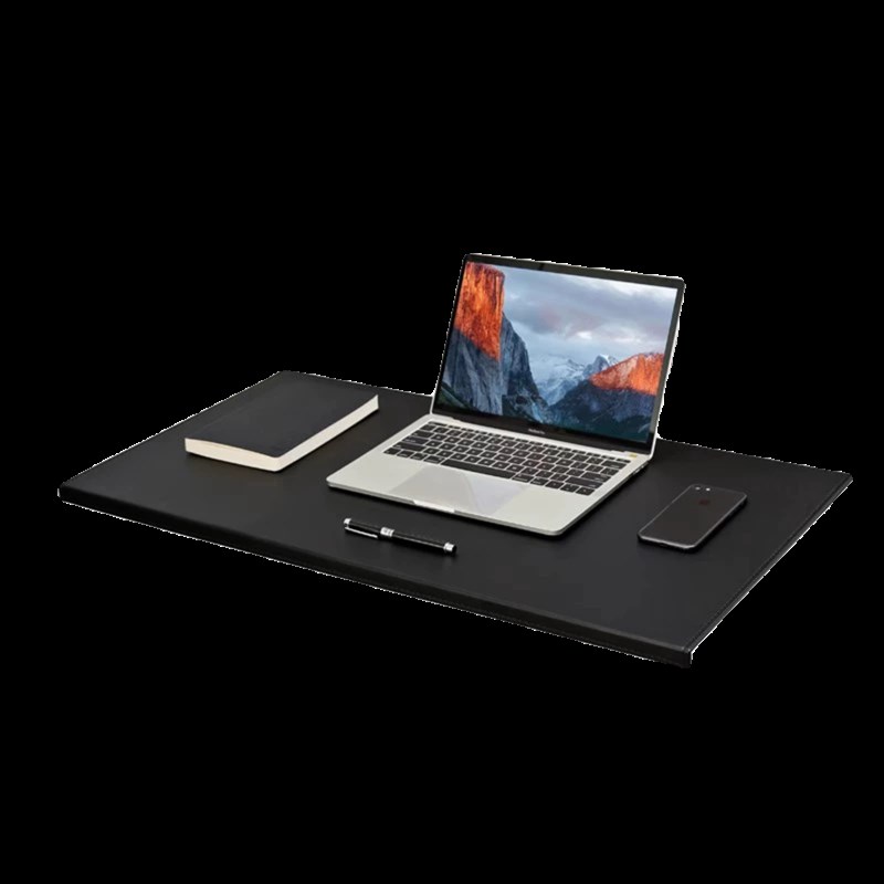 扣挂折边电脑办公写字桌面垫商务书写桌垫护肘皮革鼠标垫硬面加厚