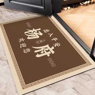 姓氏定制高级感入户门地垫免洗进门脚垫子地毯大门口进户门外家用