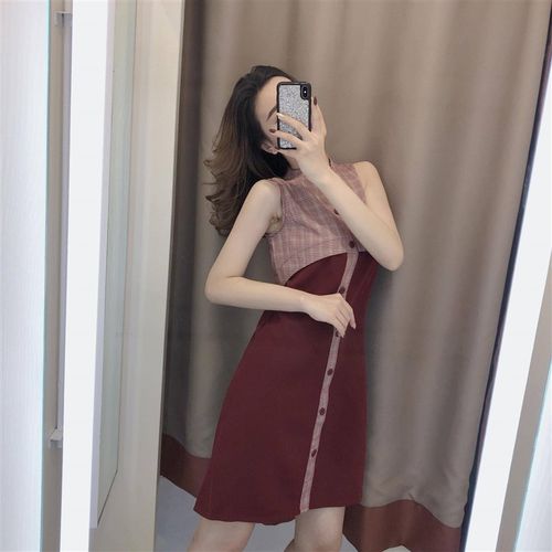 高级感赫本风法式连衣裙女收腰显瘦2024年新款气质女神范裙子夏季