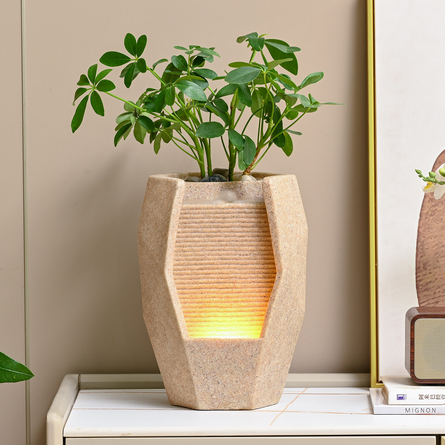 现代简约循环流水摆件轻奢家居装饰品客厅办公室桌面招财风水摆件,家居饰品,流水摆件,淘宝优惠券,粉丝福利购,淘宝优惠卷