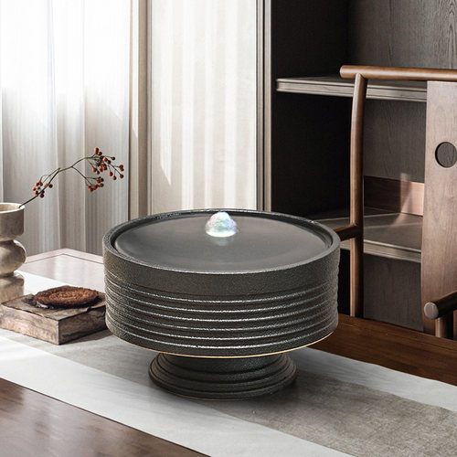 治愈系流水喷泉摆件乔迁之喜