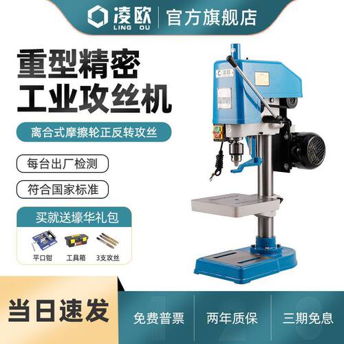 凌欧台式攻丝机小型工业级丝攻机电动攻牙机套丝螺纹SWJ-6/121624