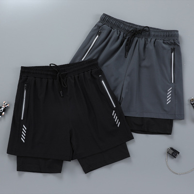 Double layered basketball shorts美式双层篮球短裤速干三分裤男