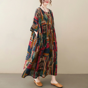 long dress sleeved 连衣裙长裙大摆裙 large swin长袖 skirt Long