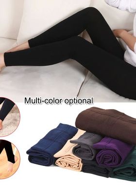 Velvet footed pantyhose and cropped pant加绒踩脚连裤袜九分裤