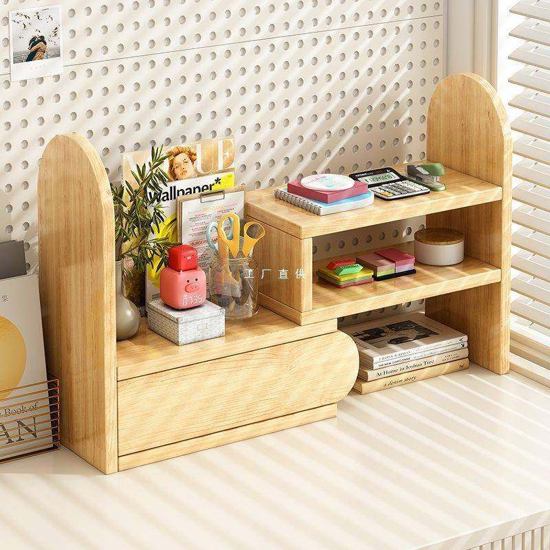 办公室桌面书架置物架书桌收纳架简易家用桌上多层伸缩架子小书柜,电子元器件市场,其它元器件,淘宝优惠券,粉丝福利购,淘宝优惠卷