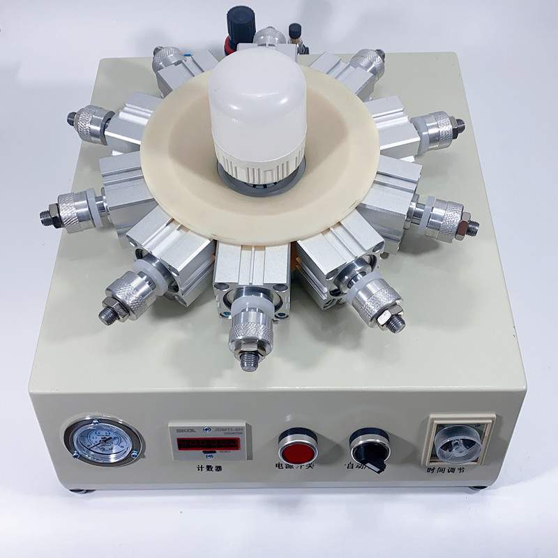 E14气动灯头锁紧器 e17自动感应式灯头打钉机 气动台式箱式打点机