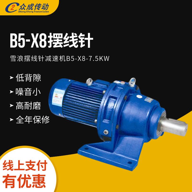 供应 B5-X8-7.5KW雪浪摆线针减速机