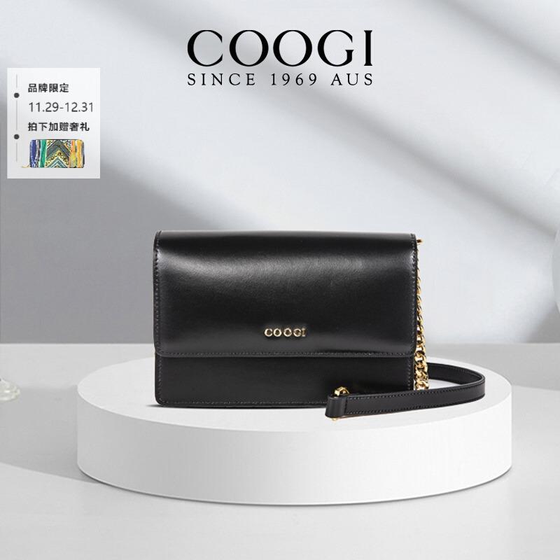 COOGI包包女2024新款小方包时尚百搭单肩斜挎包高级感手提包送礼