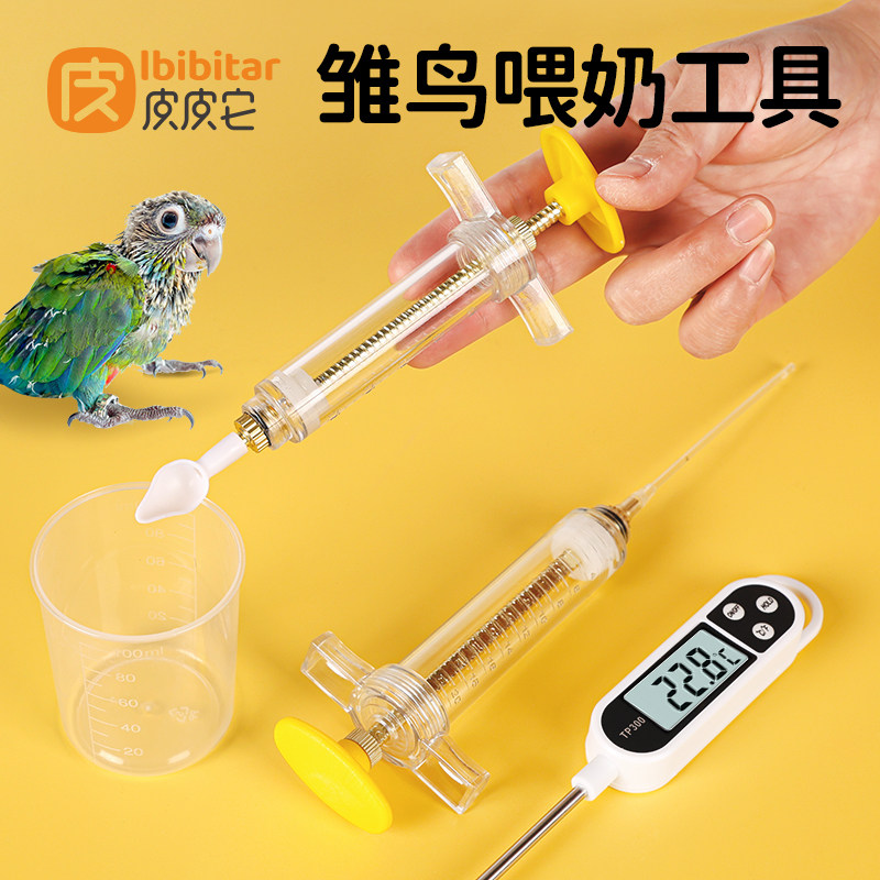 鹦鹉喂奶工具软管勺子测温度计针管喂食奶粉注射器雏鸟幼鸟喂奶器