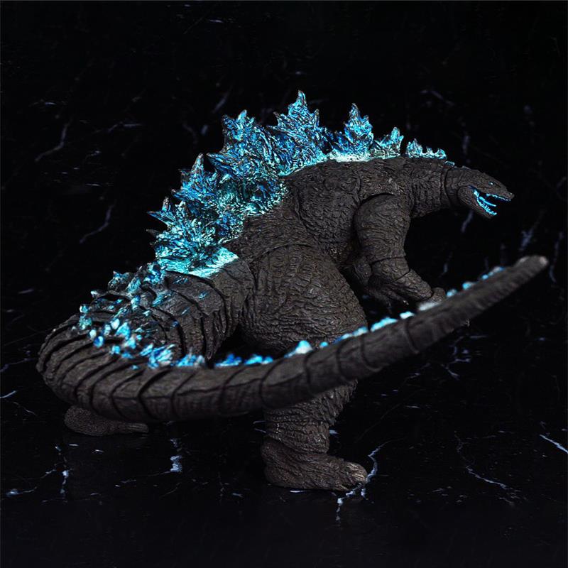 原子红莲哥斯拉大战骷髅岛金刚大猩猩打怪兽可动手办模型玩具礼物