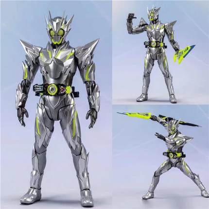 SHF假面骑士zero one01金属簇蝗虫真骨雕蒙可动玩具模型摆件