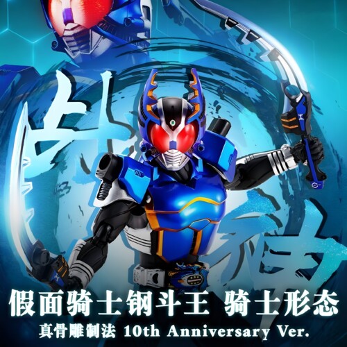 全新10周年钢斗真骨雕十周年 SHF假面甲斗骑士空我成品模型KO手办