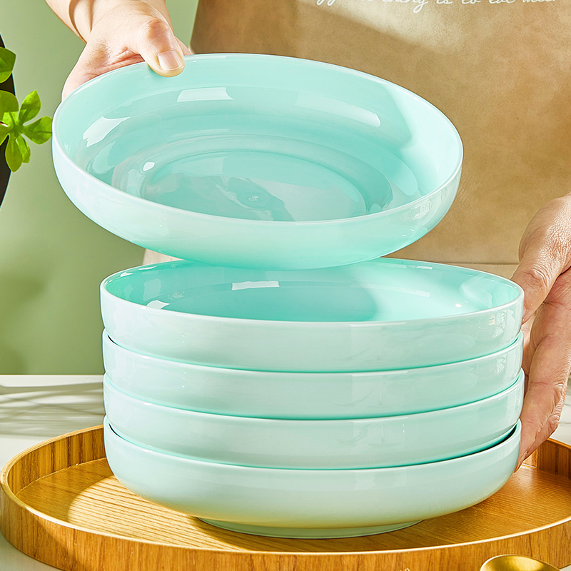 纬廷釉下彩骨瓷饭碗家用餐具