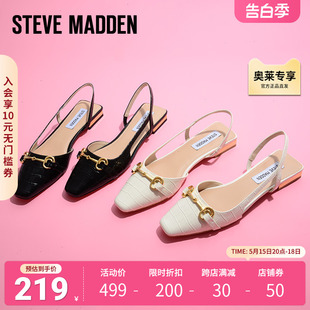 小方头平底包头凉鞋 新款 思美登夏季 Steve LIMASA Madden 女