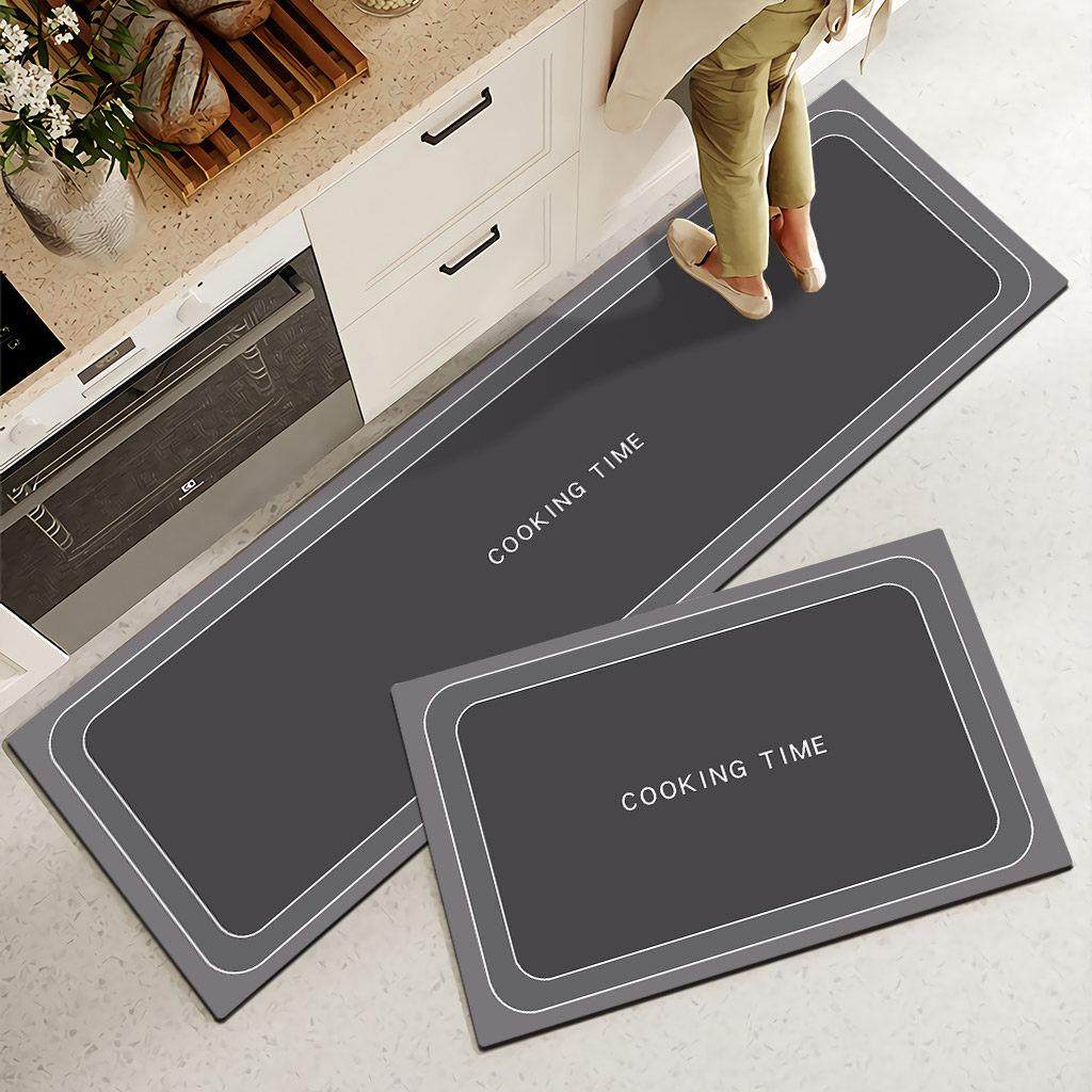 硅藻泥厨房地垫防滑防水耐脏免洗吸水门垫门口脚垫家用长条简约,居家布艺,厨房地垫,淘宝优惠券,粉丝福利购,淘宝优惠卷