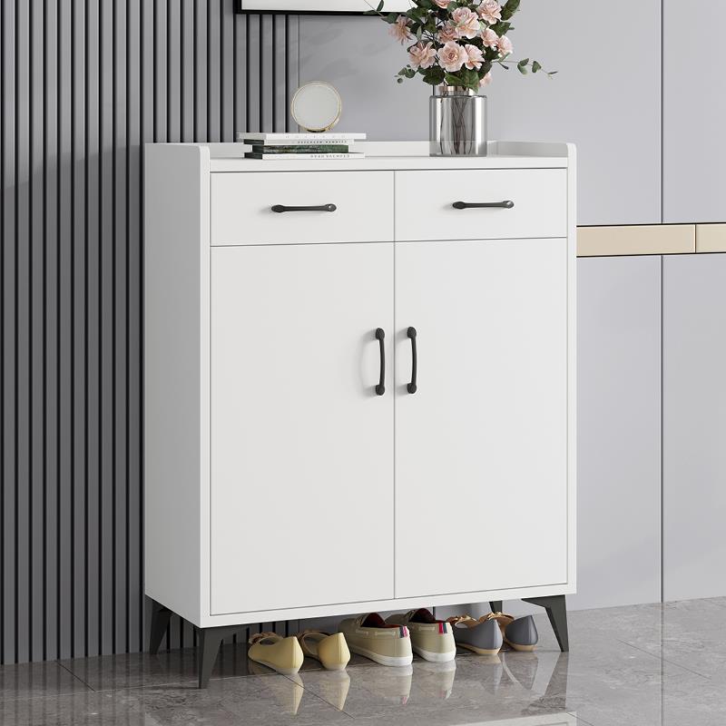 入户鞋柜家用门口2025新款爆款室外过道电梯口经济型双门收纳柜