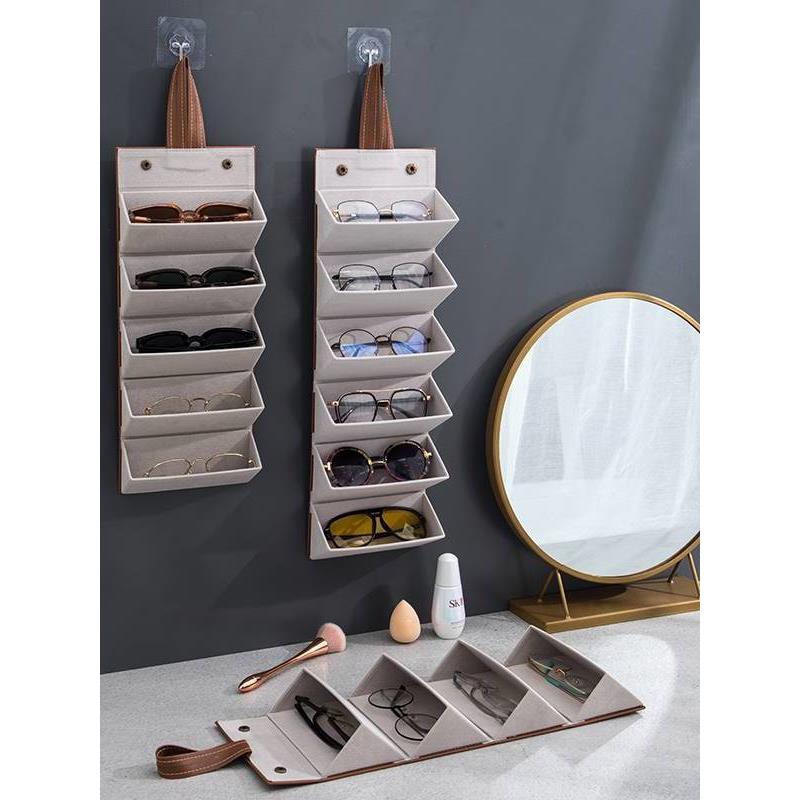 多格眼镜盒架子展示架近视镜挂架太阳镜皮收纳盒饰品多格墨镜盒子