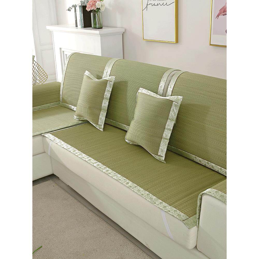 夏季草席凉席沙发垫竹席夏天款凉垫坐垫子藤竹清凉防滑沙发套罩巾,居家布艺,沙发垫,淘宝优惠券,粉丝福利购,淘宝优惠卷