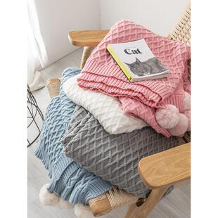 针织毛毯办公室午睡流苏盖毯午休毯床尾搭毯休闲毛巾毯沙发小毯子