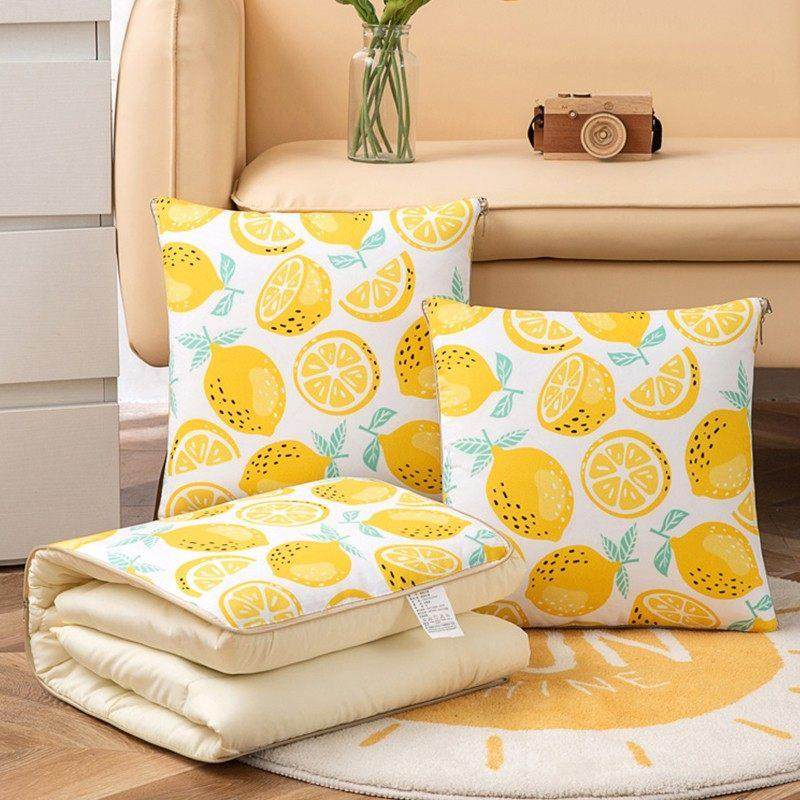 抱枕被子两用春秋办公室午睡枕头折叠空调毯二合一汽车载靠枕靠垫,居家布艺,抱枕被,淘宝优惠券,粉丝福利购,淘宝优惠卷