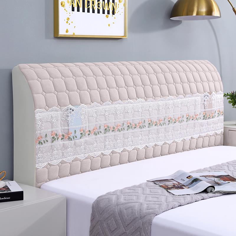 2025新款床头罩轻奢高档全包床头保护罩床头套软包木床靠背套通用