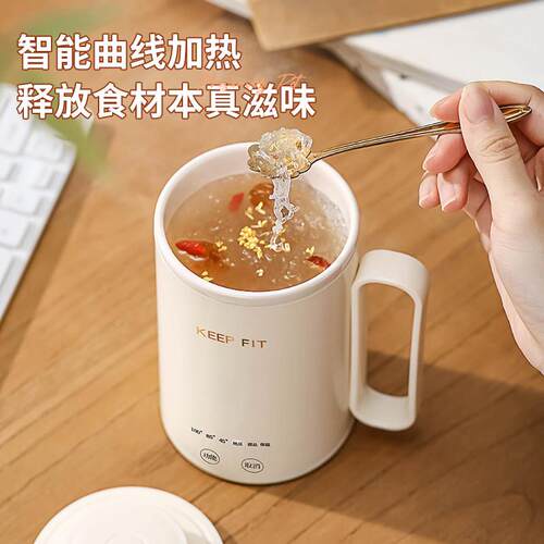 多功能电热杯迷你烧水杯办公室养生杯恒温泡奶杯便携单人电热杯