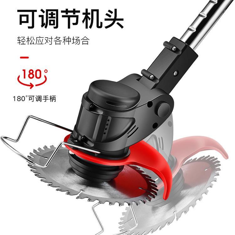 电草动割草48VF/118机手打机锂家用无线多功持能电除草机充电草坪