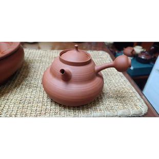 潮州朱泥葫芦砂铫家用围炉煮茶煮茶壶茶室户外炭火炉茶具礼品茶壶