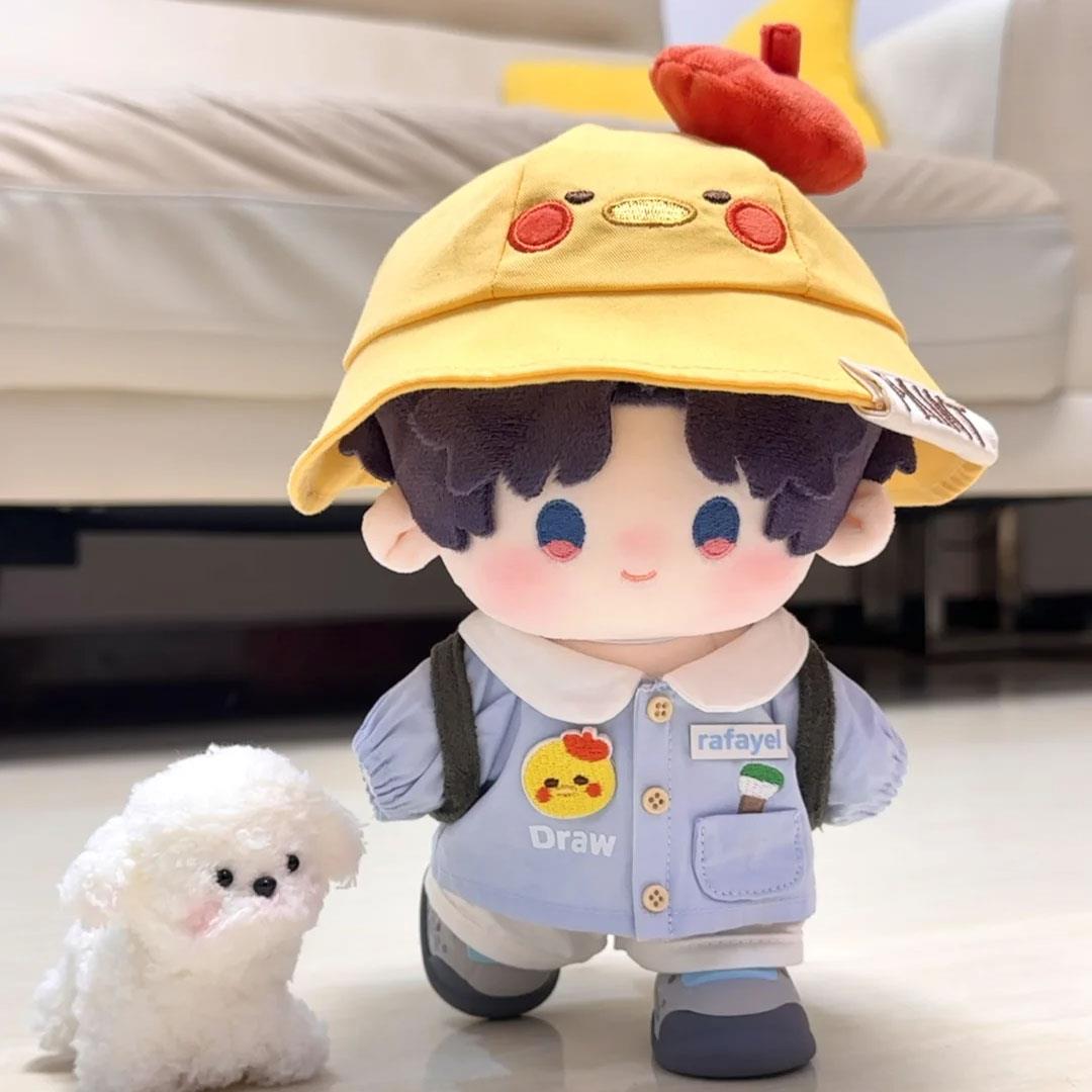 20CM厘米棉花娃娃衣服恋与深空祁煜娃衣公仔玩偶幼稚园帽子套装