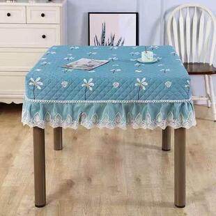 罩套家用茶几餐桌布椅子麻将桌防尘正方形套装新款桌布欧式四方防