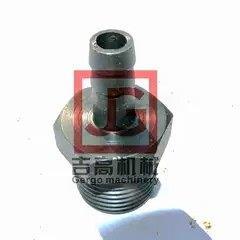 挤出机配件铸铁下料座连接器冷却水接头直/弯角链接器水冷头接口