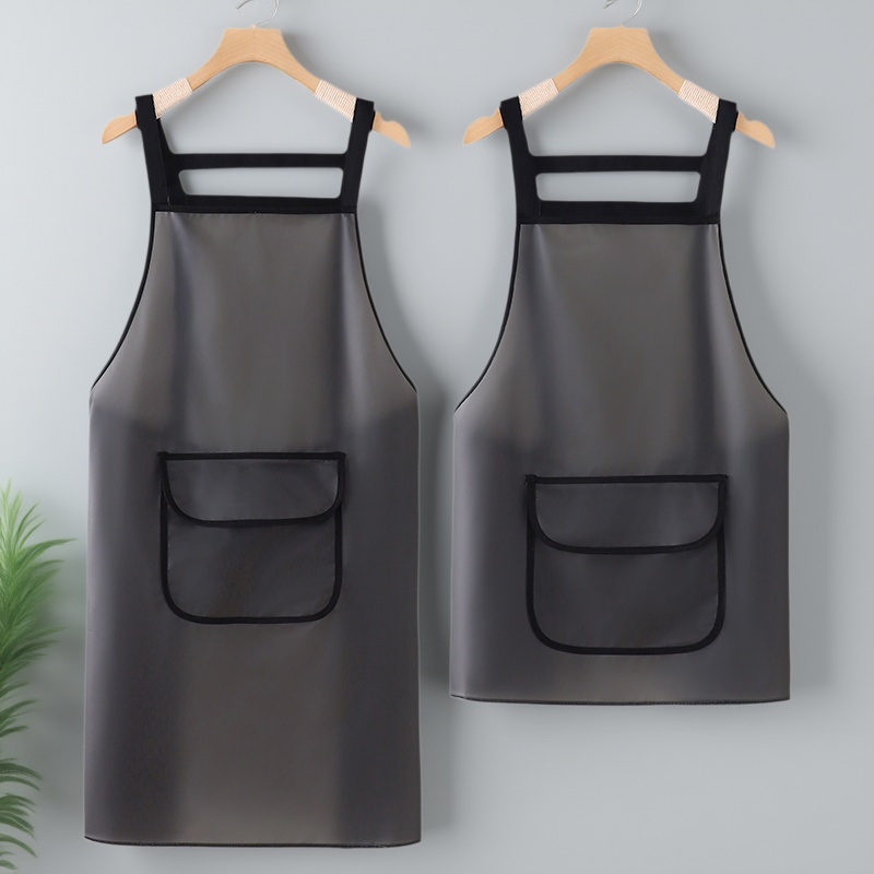 TPU透明防水小个子家用厨房围裙