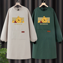 秋冬做饭罩衣 围裙防水防油女家用厨房工作服男款 2025新款 网红长袖