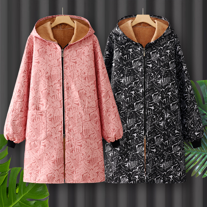 加绒加厚防水罩衣长袖围裙