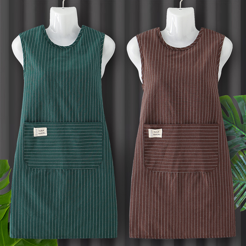纯棉坎肩围裙家用厨房工作服