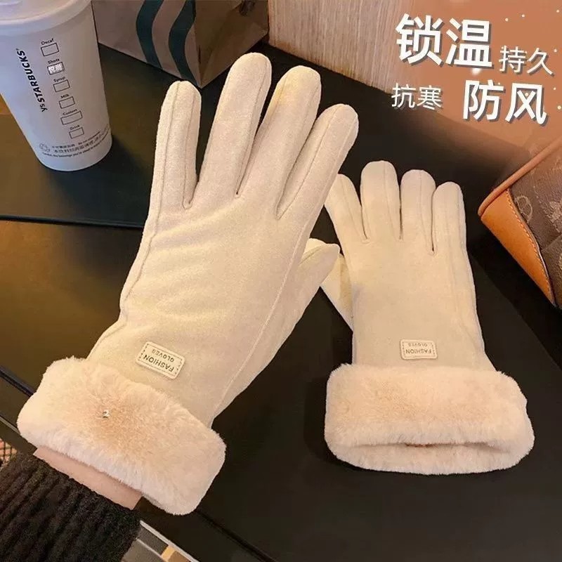冬季加绒防风保暖手套