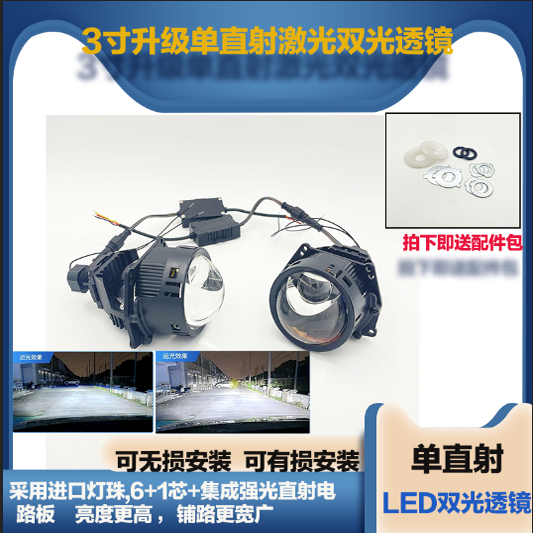 3寸超短单直射激光双光透镜